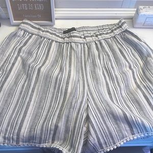 White striped shorts (Not Worn)